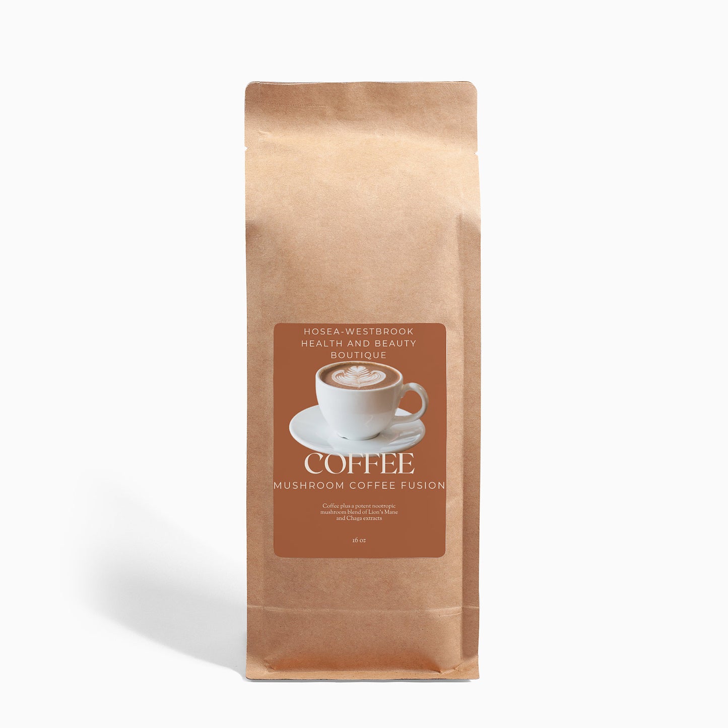 Mushroom Coffee Fusion - Lion’s Mane & Chaga 16oz