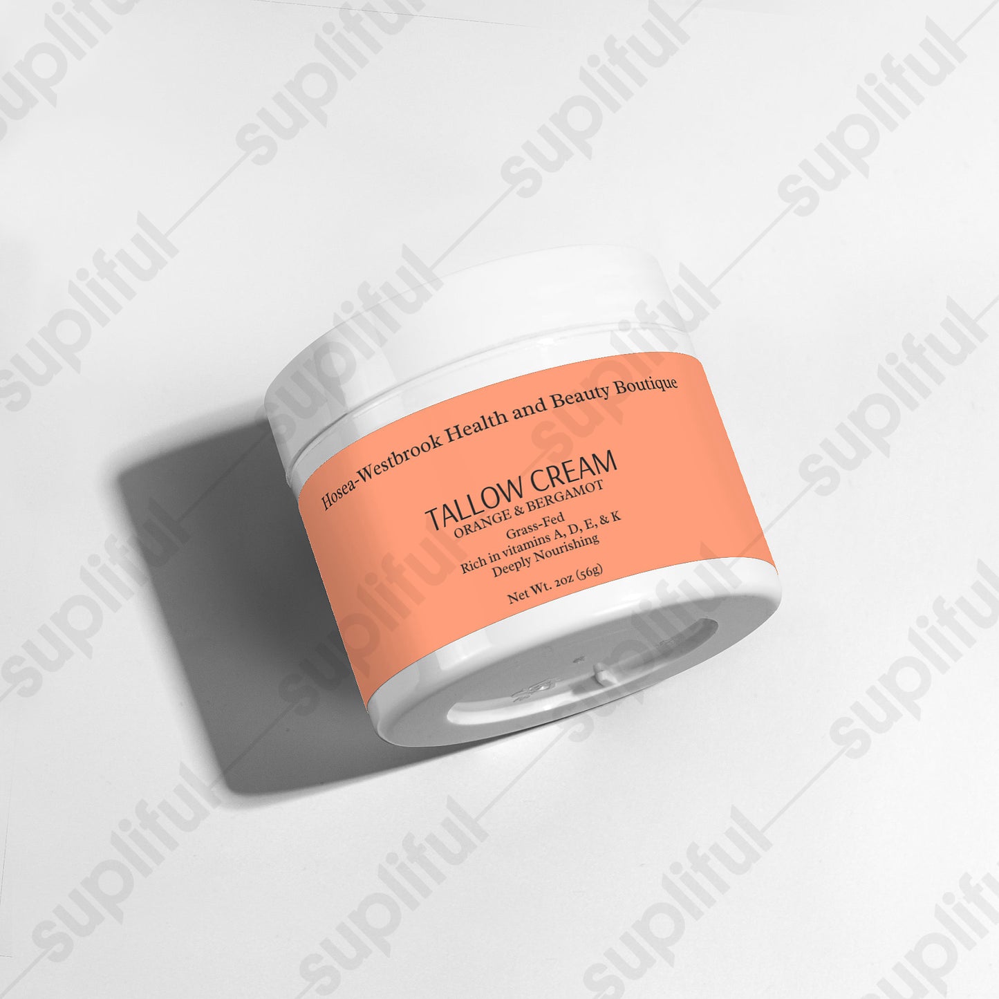 Tallow Cream Orange & Bergamot