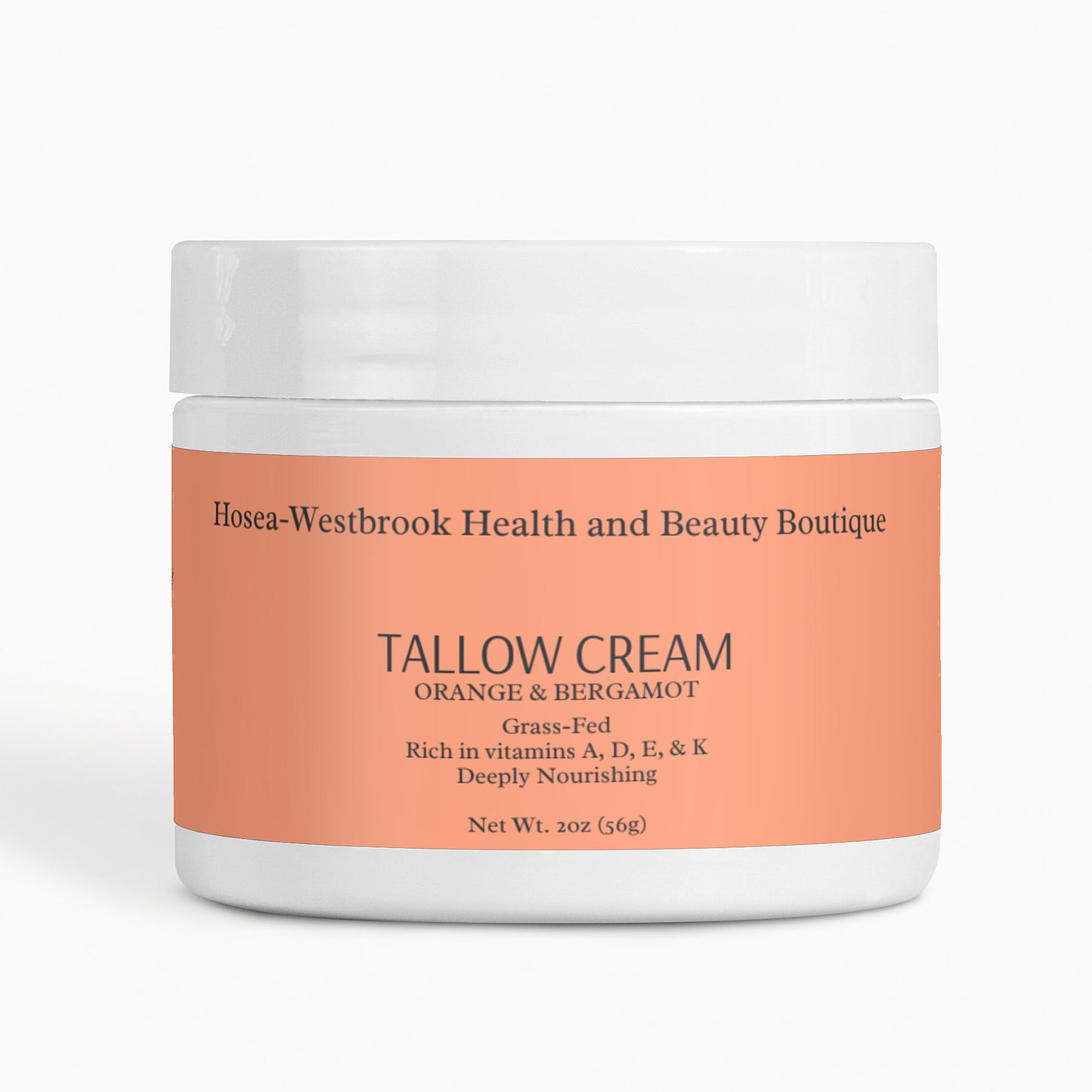 Tallow Cream Orange & Bergamot
