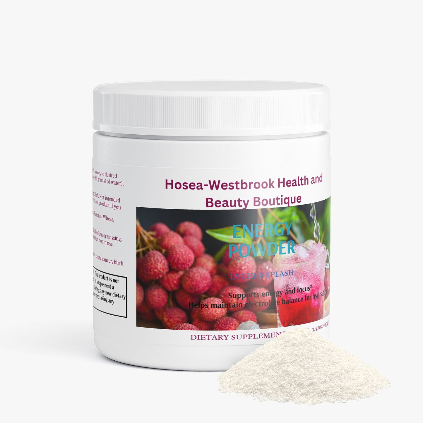 Energy Powder (Lychee Splash Energy)