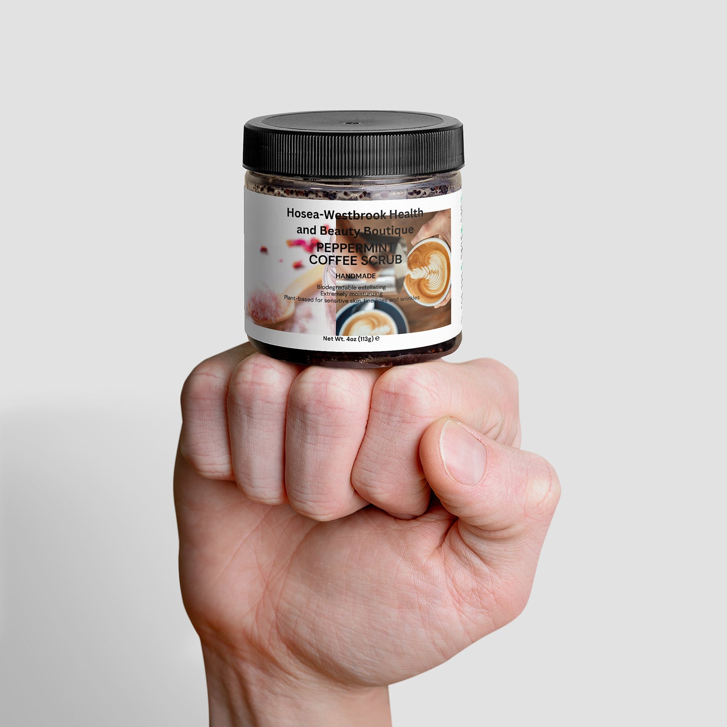 Peppermint Coffee Scrub