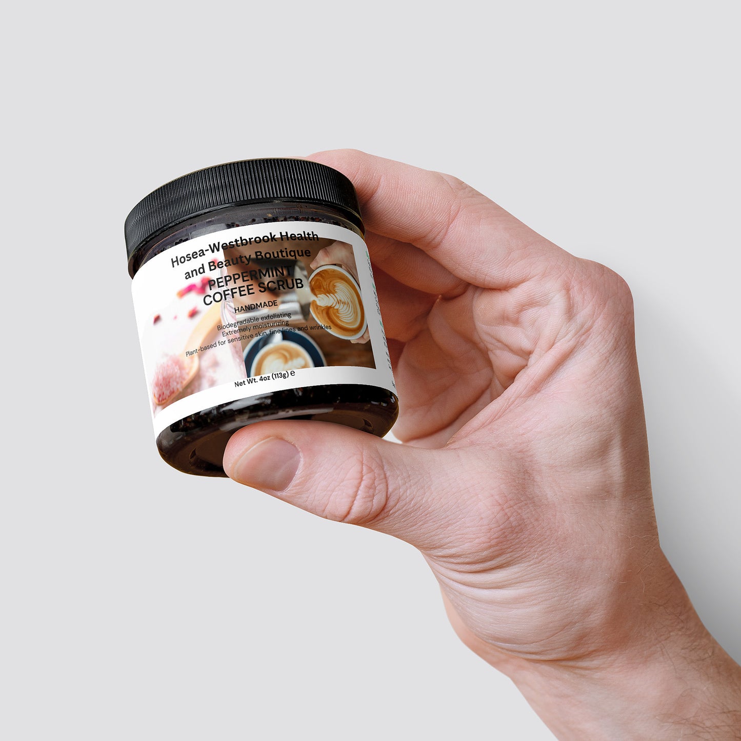 Peppermint Coffee Scrub