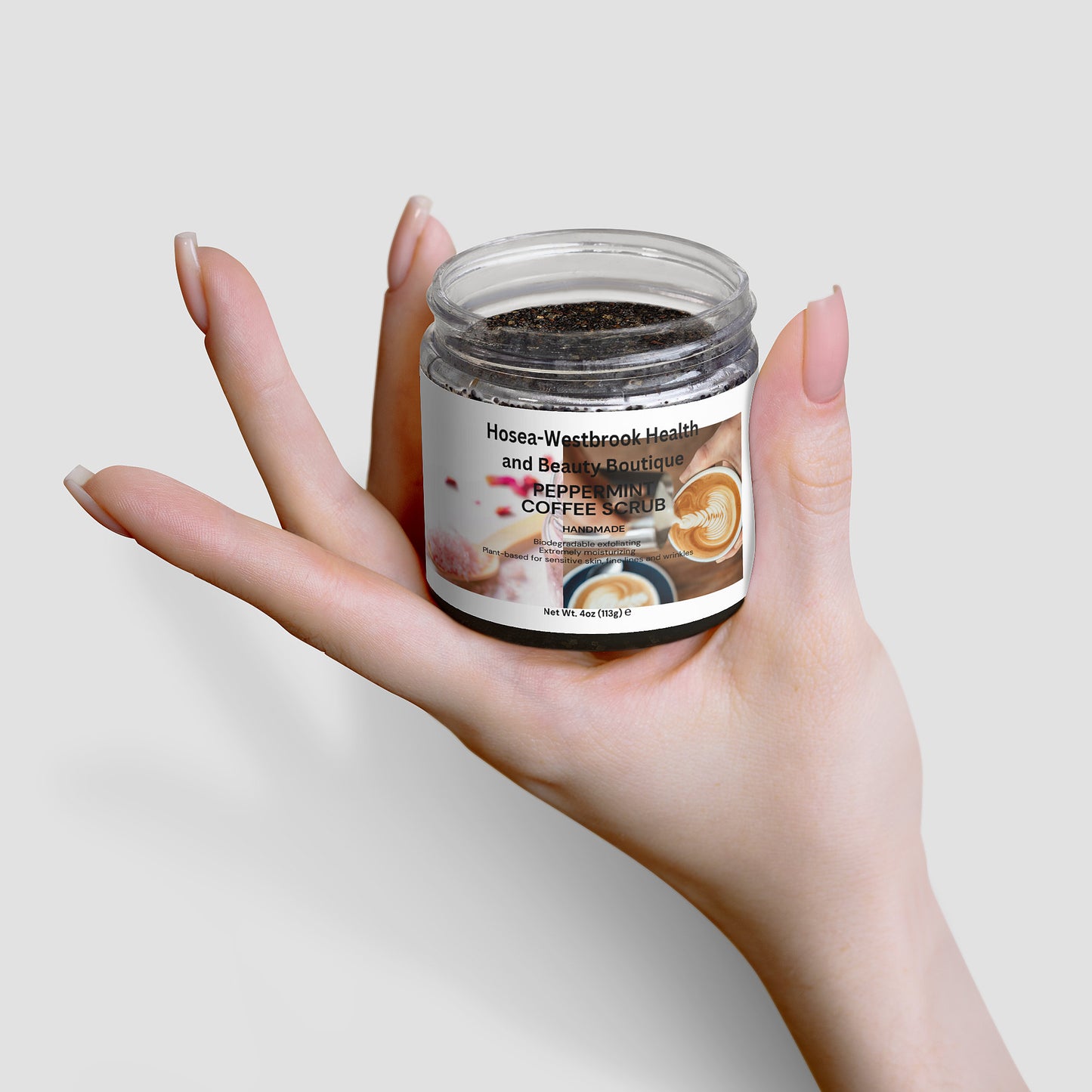 Peppermint Coffee Scrub