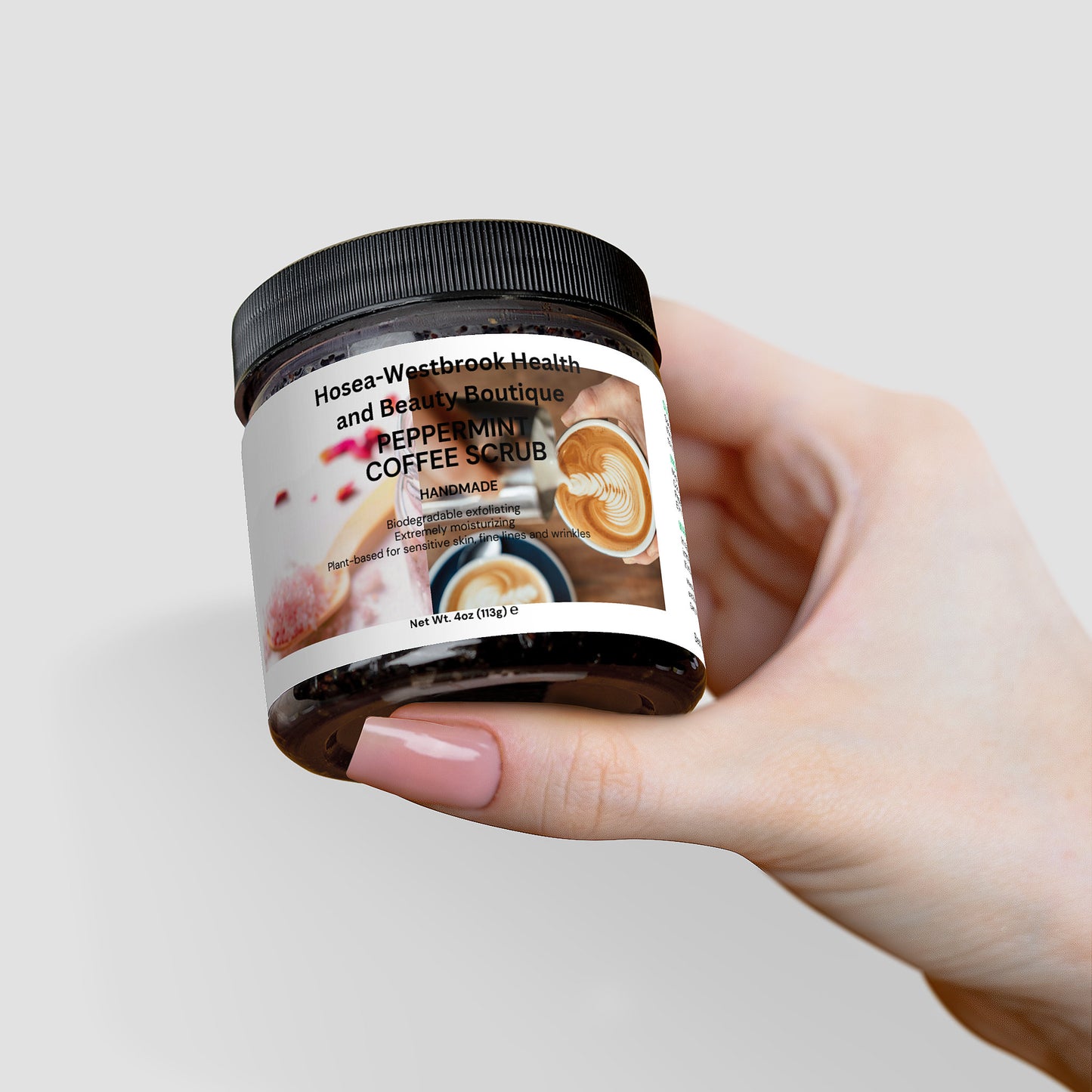 Peppermint Coffee Scrub