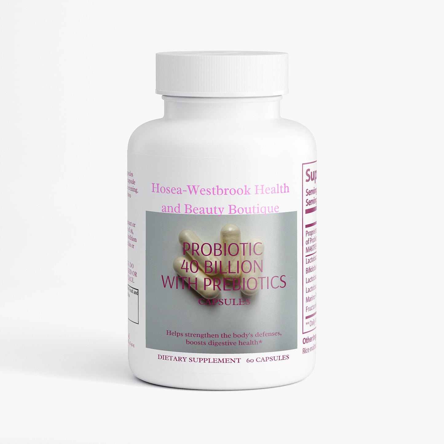 Probiotic 40 Billion with Prebiotics