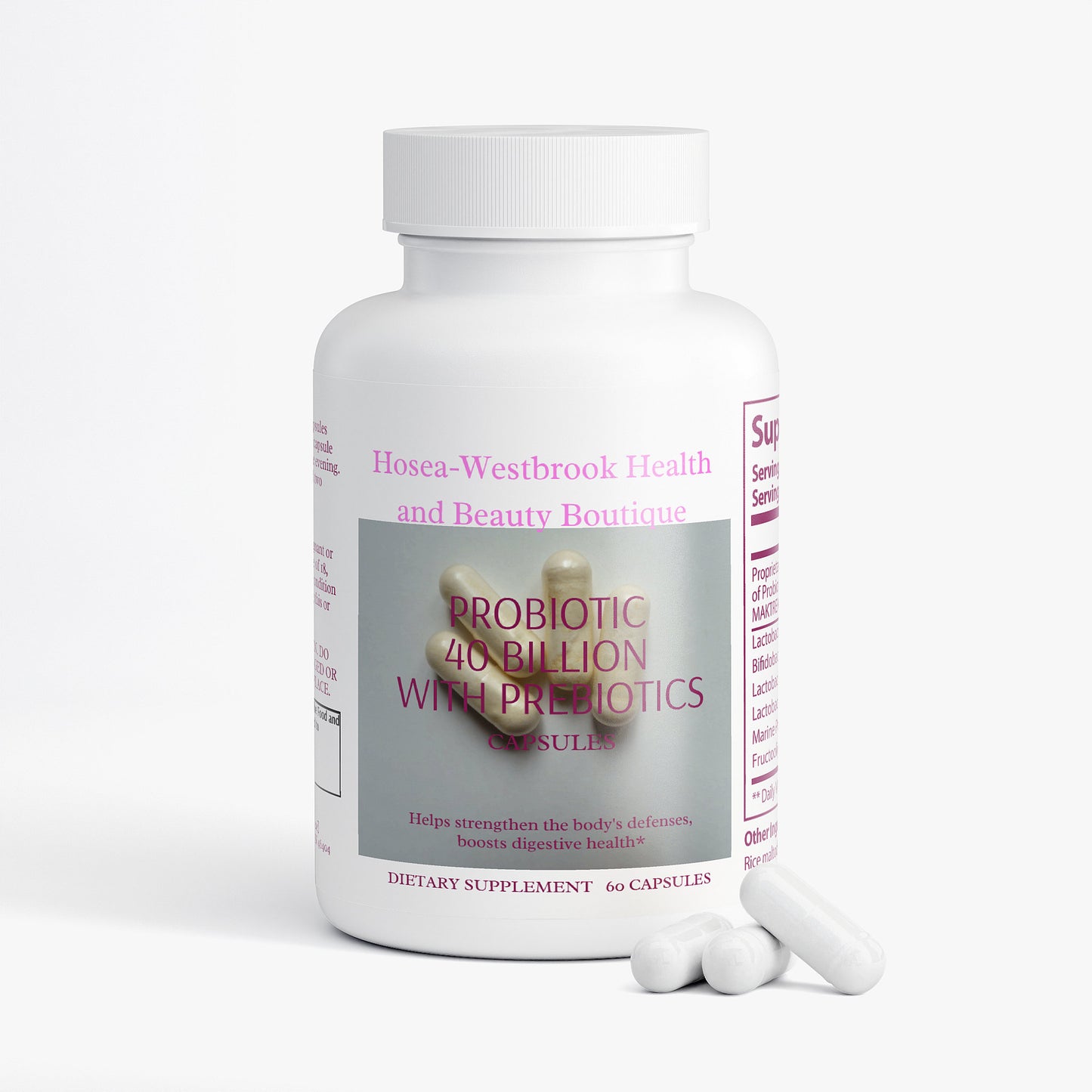 Probiotic 40 Billion with Prebiotics
