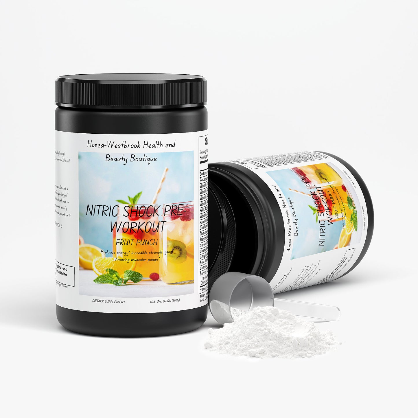 Nitric Shock Pre-Workout Powder (Fruit Punch)