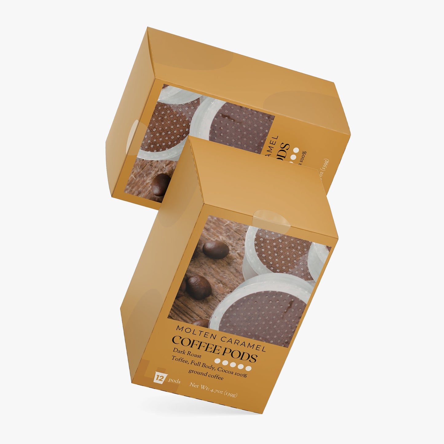 Molten Caramel Coffee Pods (Dark Roast)