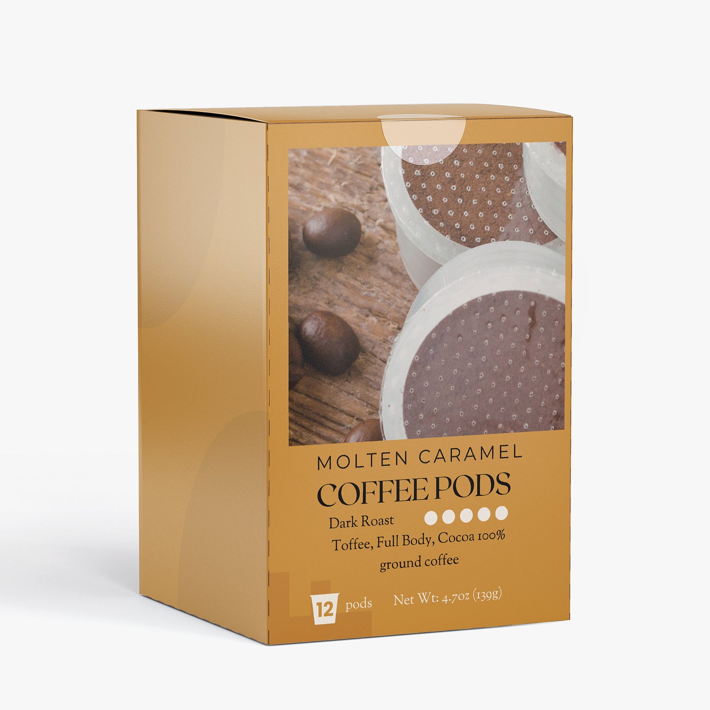 Molten Caramel Coffee Pods (Dark Roast)